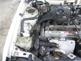 1988 TOYOTA COROLLA DX. 1.6L AUTO, COLOR WHITE, STK Z15930